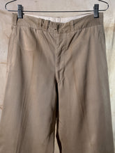 Load image into Gallery viewer, 1930s US Army Cotton Khaki Trousers - 28-29&quot;
