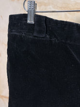 Load image into Gallery viewer, 1950s French Black Corduroy Trousers
