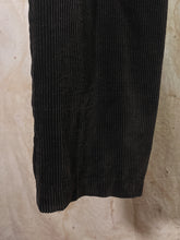 Load image into Gallery viewer, 1940s French Dark Brown Corduroy Trousers - Wide Leg
