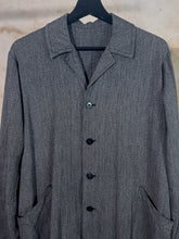 Load image into Gallery viewer, 1950s French Salt &amp; Pepper Cotton Work Coat
