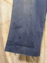 Load image into Gallery viewer, &quot;Army Twill&quot; Sanforized Cotton Baby Blue Workwear Trousers c.1950s
