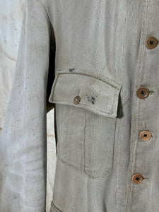 French Cotton Whipcord Hunting Jacket c. 1930s