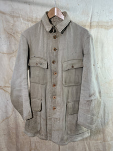 French Cotton Whipcord Hunting Jacket c. 1930s