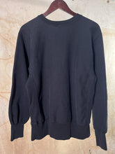 Load image into Gallery viewer, NYU Black Champion Reverse Weave Sweatshirt c. 1980s-90s USA Made
