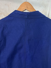 Load image into Gallery viewer, French Blue Cotton Twill Chore Jacket c. 1960s
