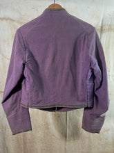 Load image into Gallery viewer, French Theater Costume Purple Bolero Style Jacket c. 1940s
