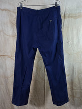 Load image into Gallery viewer, French Blue Cotton Twill Work Trousers c. 1970s
