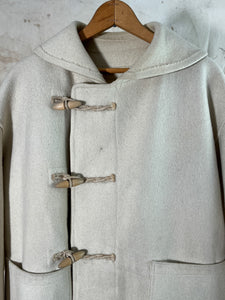 British Royal Navy Wool Duffle Coat - 1944 dated