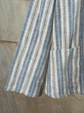 Load image into Gallery viewer, French Flannel Striped Pajama Shirt c. 1940s
