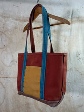 Load image into Gallery viewer, LL Bean Color-Block Long Handled Tote
