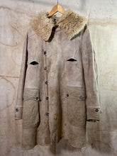 Load image into Gallery viewer, Swedish Model 1913 Shearling Military Greatcoat c. 1920s
