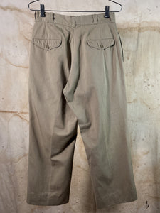US Army Cotton Khaki Trousers c.1960s-70s