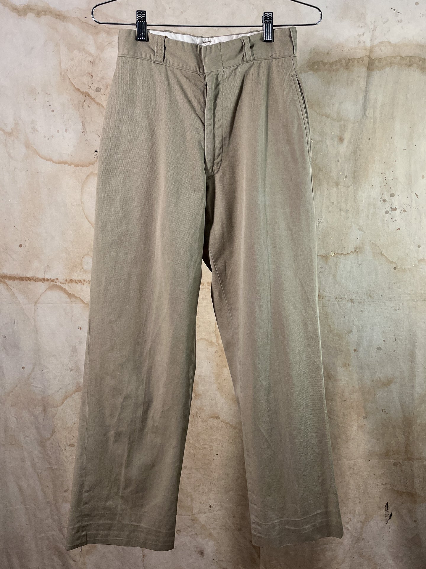 US Army Cotton Khaki Trousers - 1971